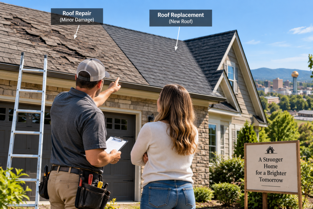 Knoxville roof repair and replacement