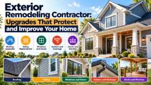 Exterior remodeling contractor upgrades to protect and improve your home